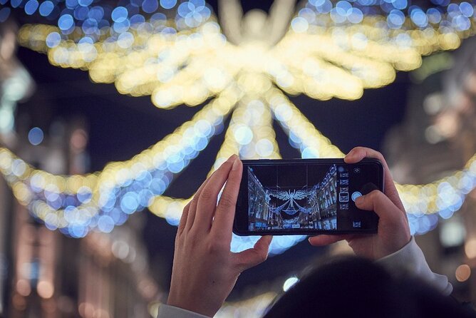 London Christmas Lights Guided Walking Tour - Bond Street, where the lights become the main event
