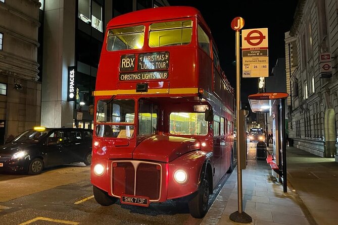 London Christmas Lights Tour by Vintage Double-Decker Bus - Oxford Street and Regent Street bring the main sparkle