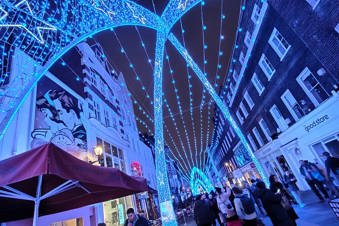 London Christmas Sparkle Private Walking Tour - Oxford Street starts the shopping story