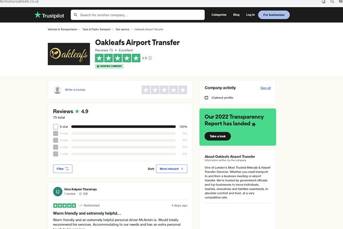 London City Airport - To & From Central London - Private Transfer - Communication begins before pickup