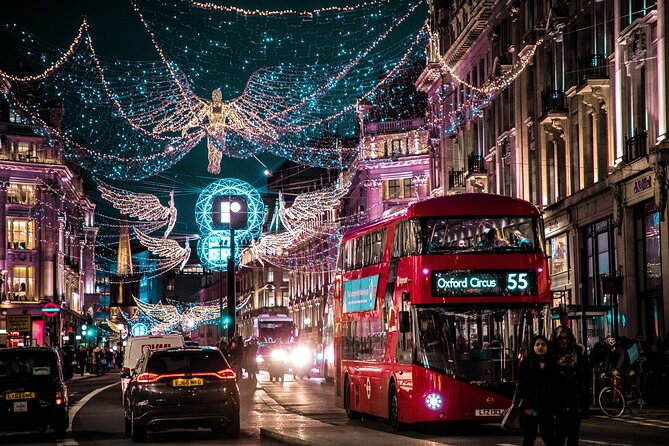 London Exclusive Christmas Lights Guided Tour by Black Cab - Bond Street: luxury displays and polished windows