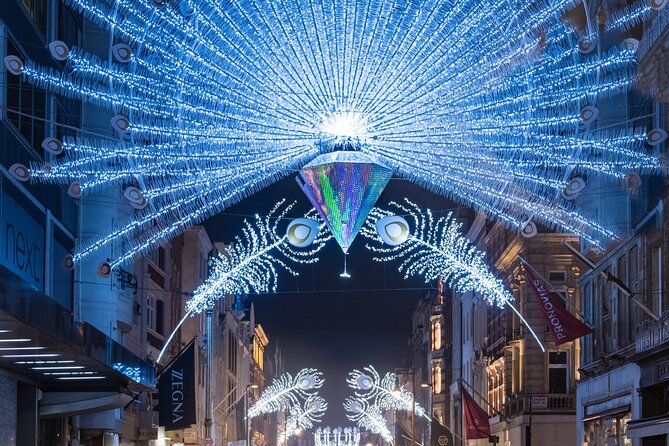 London Exclusive Christmas Lights Guided Tour by Black Cab - Buckingham Palace and Fortnum & Mason by cab