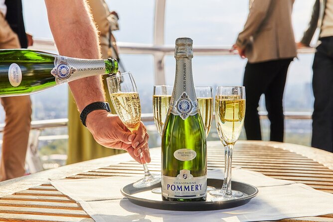 London Eye - Champagne Experience Ticket - Boarding the 135-meter wheel