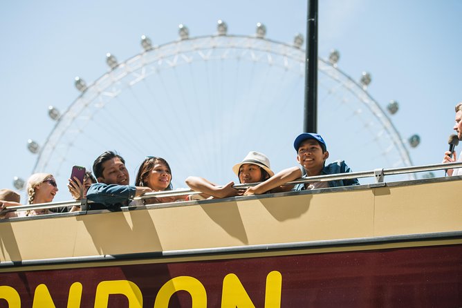 London Eye Fast-Track Ticket with Hop-On Hop-Off Tour and River Cruise - Starting at Marble Arch and working through central London