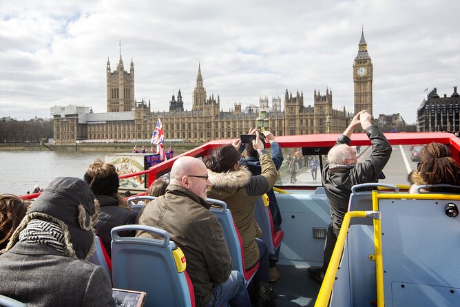 London: Harry Potter Walk, Hop-on Hop-off Bus Tour and Cruise - From Westminster landmarks to royal London