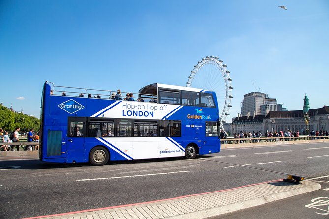 London Panoramic Open Top Bus Tour with Audio Guide - The London Eye and the River Thames