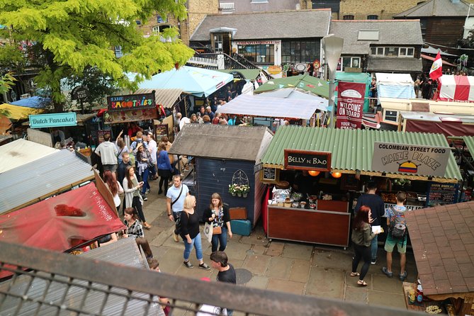 London Private Music Tour with a Local Guide Tailored to Your Interests - Food choices from halloumi fries to Poppies