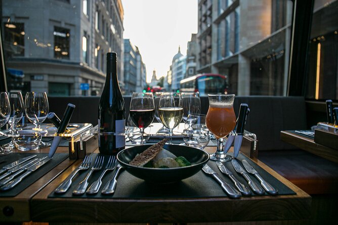 London Scenic Lunch Tour: A Gastronomic Adventure - What arrives on the four-course lunch