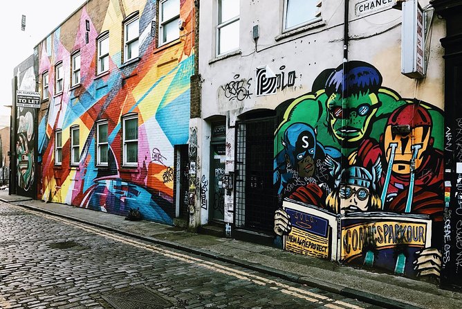 London Street Art Tour of the East End Semi-Private 12ppl Max - Brick Lane, curry houses, markets, and painted walls