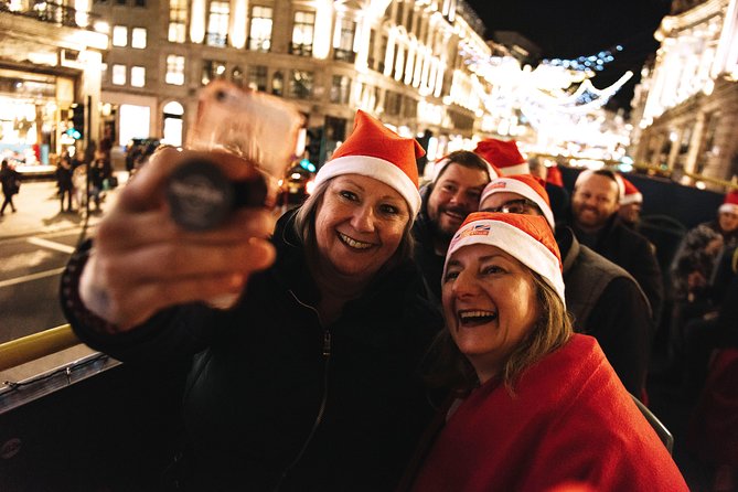 London Tootbus Christmas Lights Tour - Oxford Street and its snow of stars