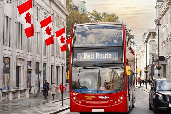 London Tour Hop-on Hop-off Bus with Optional Thames River cruise - Starting behind the London Eye at Belvedere Road