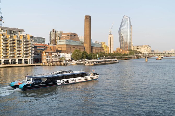 London: Uber Boat - Single Journey River Thames Cruise - Tower of London and Tower Bridge