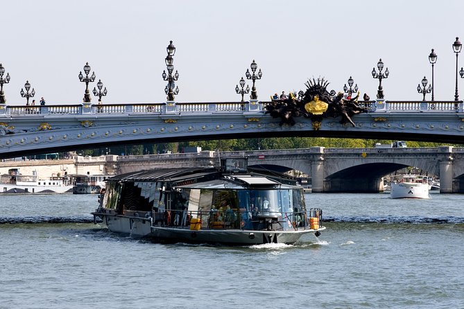 Luxury Paris Day Trip from London with Seine River Lunch Cruise - Paris by air-conditioned coach