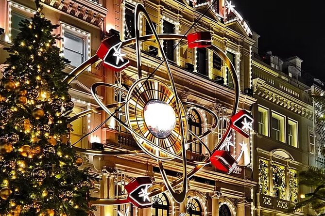 Magical London Christmas Lights Walking Tour with a Londoner - Leicester Square adds a traditional Christmas market