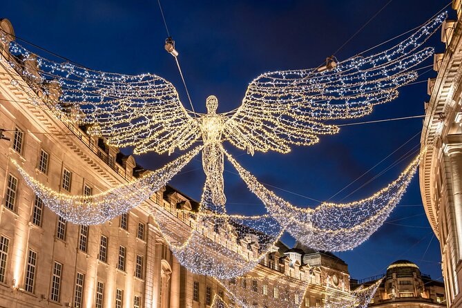 Magical London Christmas Lights Walking Tour with a Londoner - Regent Street delivers the biggest overhead display