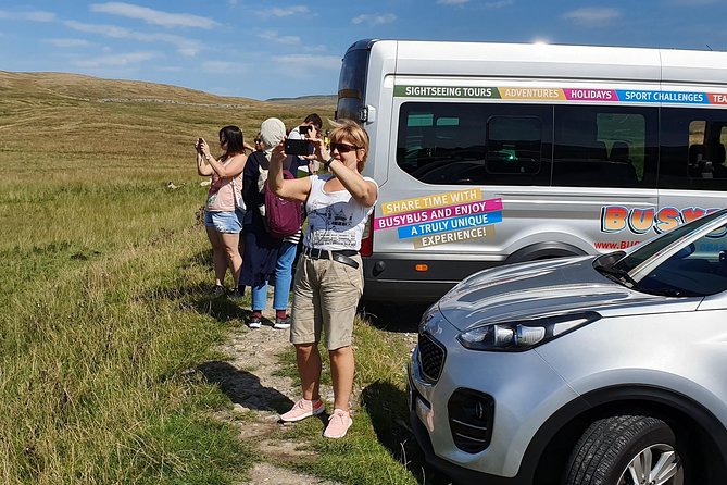 MANCHESTER: Yorkshire Adventure - Sightseeing Day Trip Tour - Malham Cove, seen from the road