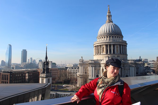 Mary Poppins Small Group Walking Tour of London - St Paul’s Cathedral from a rooftop terrace