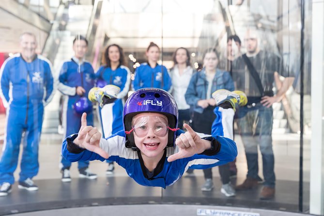 Milton Keynes iFLY Indoor Skydiving Experience - 2 Flights & Certificate - The supplied suit and goggles keep preparation easy