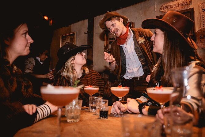 Moonshine Saloon: Western Cocktail Experience in London - Watching Cassidy’s story unfold