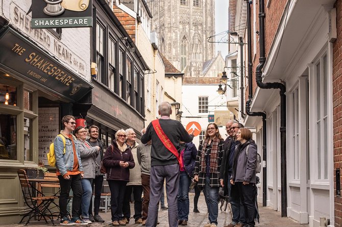Official Canterbury Guided Walking Tour - 14.00 Tour - Medieval lanes where the details do the work