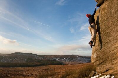 Outdoor Rock Climbing Taster Day in Peak District