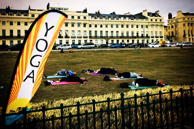Outdoor Yoga Class at Brighton's Sea front - The flow and level of effort