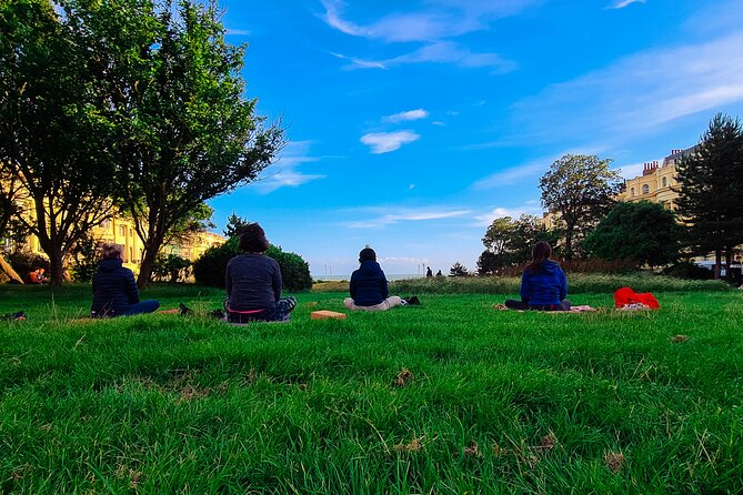 Outdoor Yoga Class at Brighton's Sea front - St. Ann’s Well Gardens at lunchtime