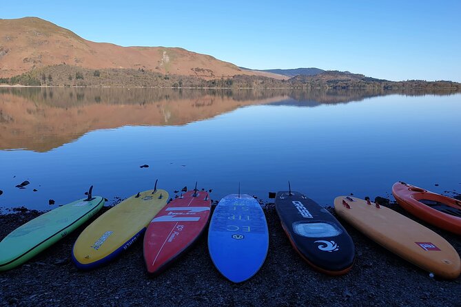Paddle Boarding on Derwent Water - Meeting at the jetties and getting ready
