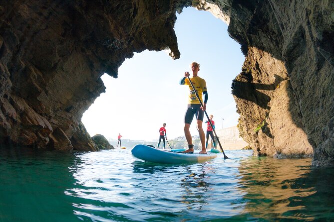 Paddleboarding Around Newquay's Coastline - Learning On Your Knees Before Standing