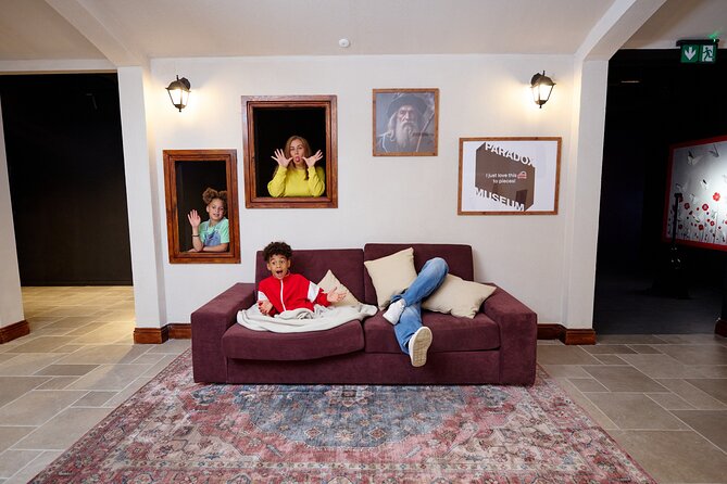 Paradox Museum London Admission Ticket - The Camouflage Room starts the visual games