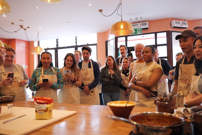 Pasta Making with Unlimited Prosecco in London's West End - Antipasti first, then the Prosecco starts flowing