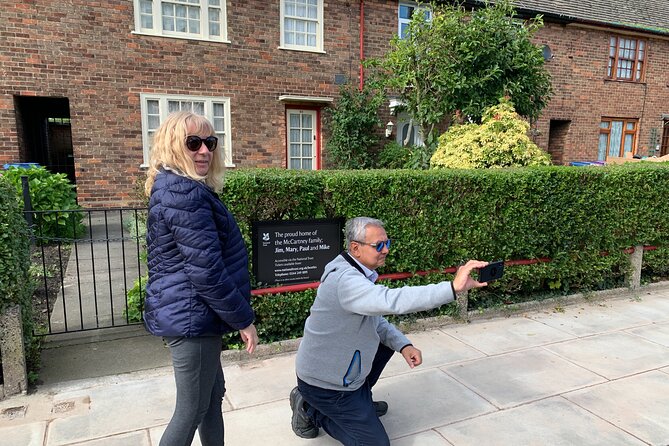 Private Beatles Car Tour, Penny Lane, Strawberry Field & childhood homes - Liverpool Institute, schools, street art, and the city itself