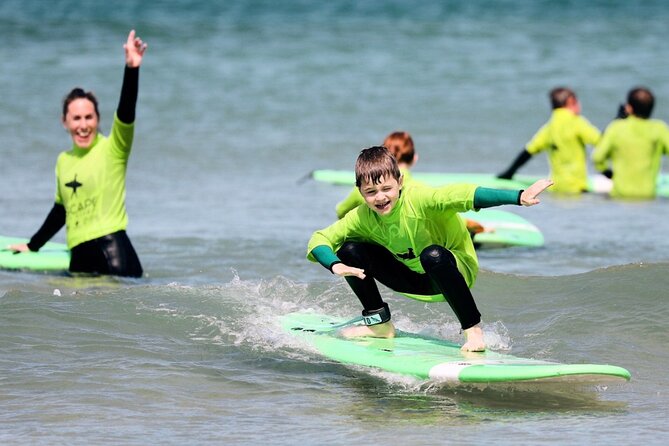 Private Family / Small-Group Surf Lesson (max. 4) in Newquay. - The first 20 minutes on Towan Beach