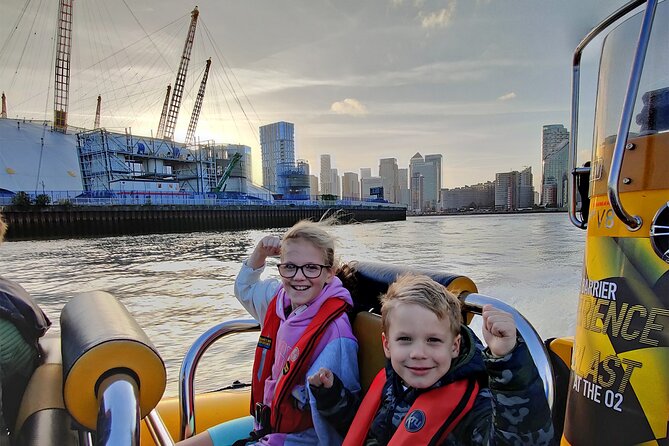 PRIVATE HIRE SPEEDBOAT 'ULTIMATE TOWER RIB BLAST' FROM TOWER PIER - 40 Minutes - From Tower Pier to the Thames Barrier