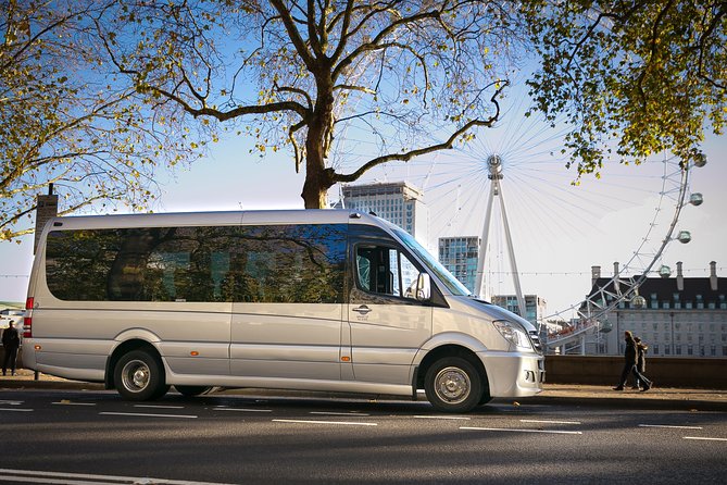 Private Minibus Arrival: Stansted to Central London - Finding Bays 32 to 39 at Stansted