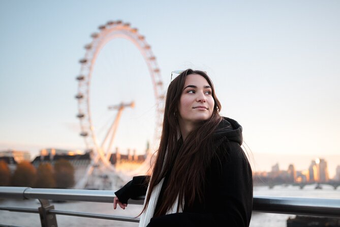 Private Photoshoot Outside The London Eye - A quick portrait session beside the London Eye