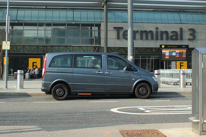 Private Transfer Arrival or Departure Heathrow Airport/ London - A private car for four, priced by the group