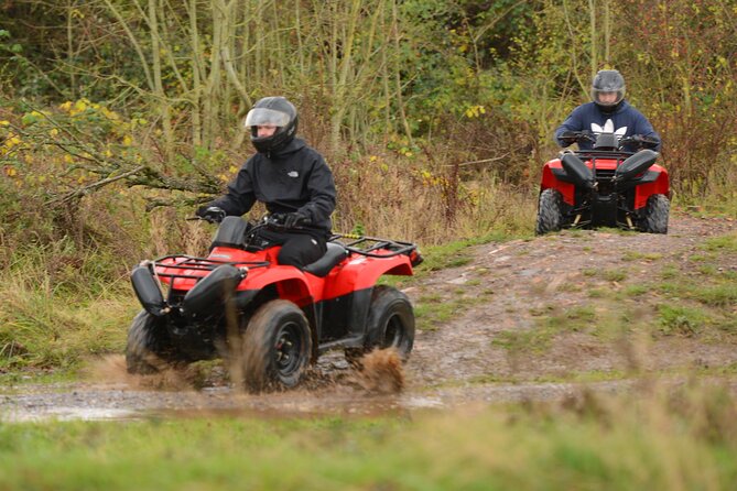 Quad Bike Trekking in Warwick - Getting comfortable on the quad bike