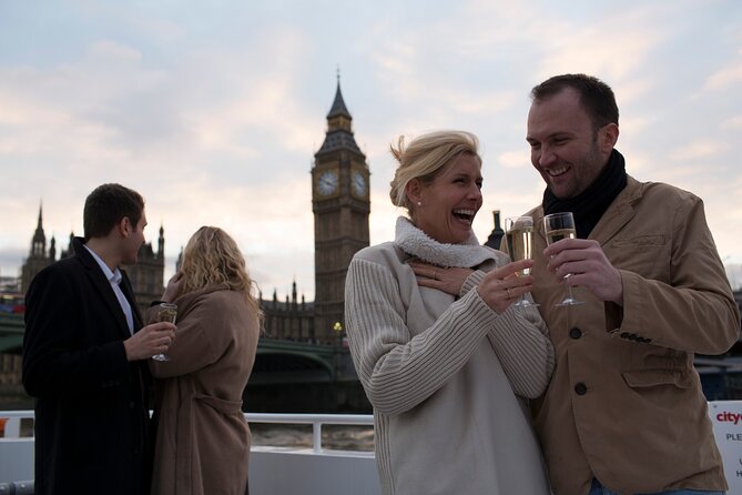River Thames Evening Cruise with Sparkling wine and Canapés - Tower Pier and the first view of London