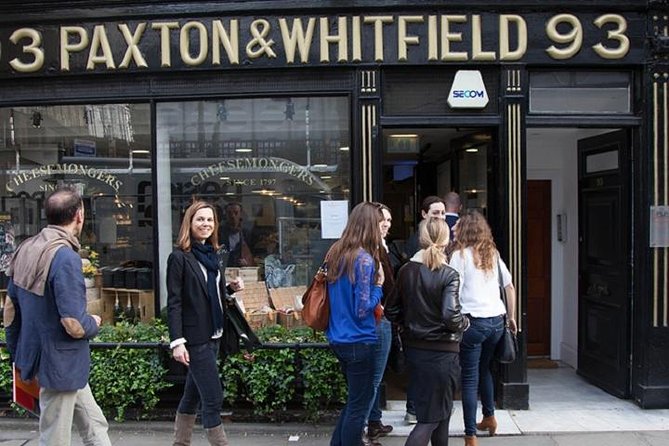 Royal English Walking Food Tour With London Food Tours - Princes Arcade and Burlington Arcade