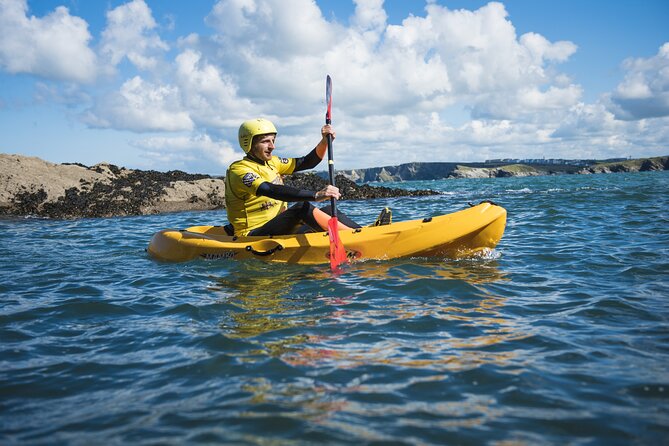 Sea Kayak Lesson & Tour in Newquay - Learning the basics before leaving the bay