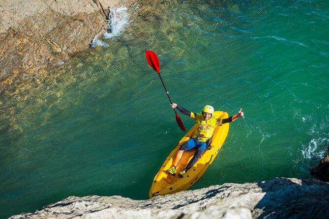 Sea Kayak Lesson & Tour in Newquay - Getting fitted for the Atlantic