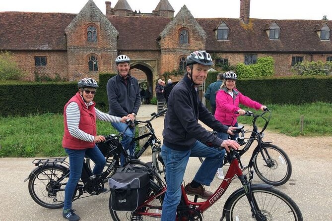 Self-guided electric bike tour of Kent - Hush Heath Winery and pub stops