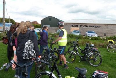 Self-Guided Electric Bike Tour to vineyards and castles in Kent