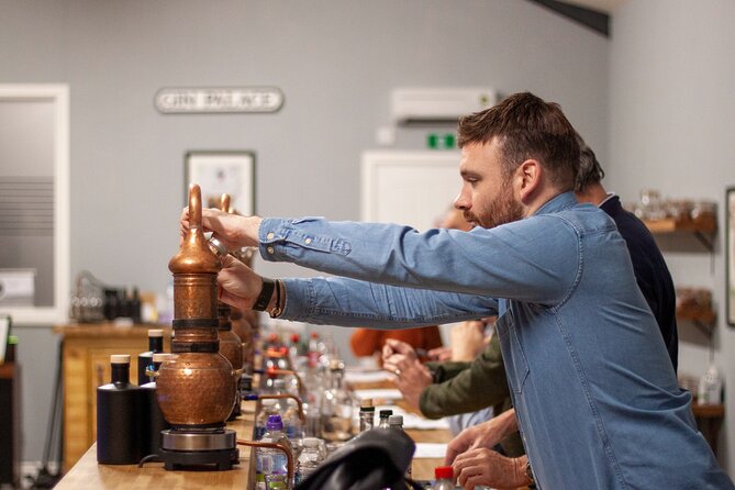 Shared Gin, Vodka & Rum Making Experience at Nelson's Distillery - Bottling, wax sealing, and labeling your 70cl creation