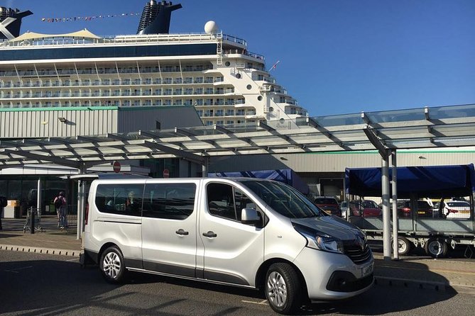 Shuttle Service Southampton Cruise Terminals to Heathrow Airport and London - The minivan ride and the shared-group tradeoff