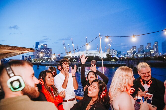 Silent Disco London Thames Boat Party - HMS Belfast and the return journey