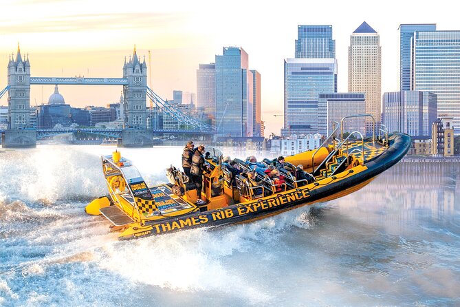 Speedboat 'Tower RIB Blast' from Tower Millennium Pier - 20 minutes - Tower Bridge, HMS Belfast, and The Shard