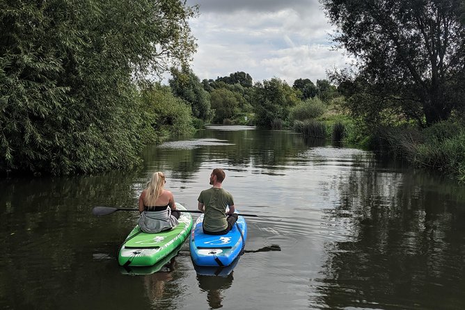 Stand-up Paddleboard SUP Safari on The River Avon For Beginners - Starting at Arden Sailing Club near Eckington