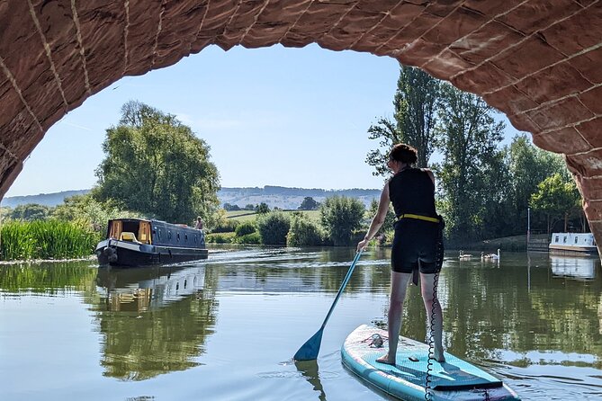 Stand-up Paddleboard SUP Safari on The River Avon For Beginners - Weather can change the plan